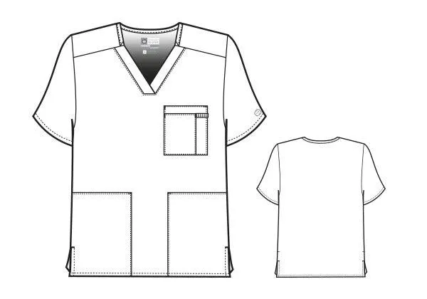 103 UniSC WonderWORK Mens Multi-Pocket Scrub Top