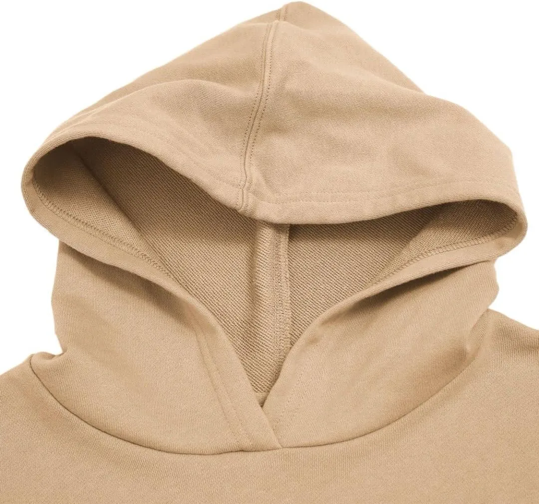 Amazhiyu Womens Cropped Hoodie with Hood Casual Long Sleeve Crop Top Sweatshirt