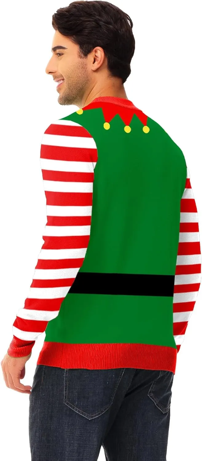 AOBUTE Women Winter Sweater Funny Printed Long Sleeve Holiday Knit Pullover