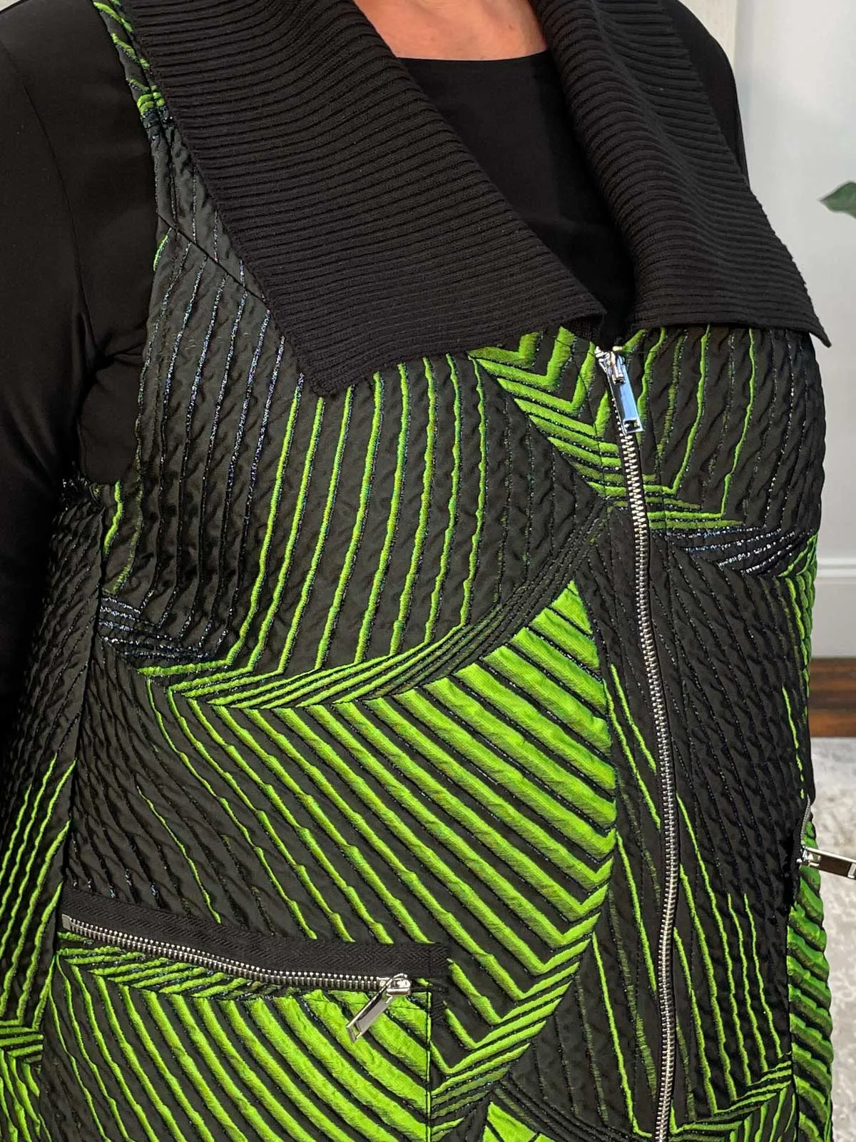 Arlene Vest, Black/Green