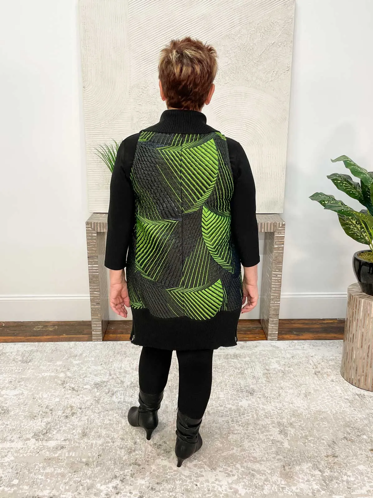 Arlene Vest, Black/Green