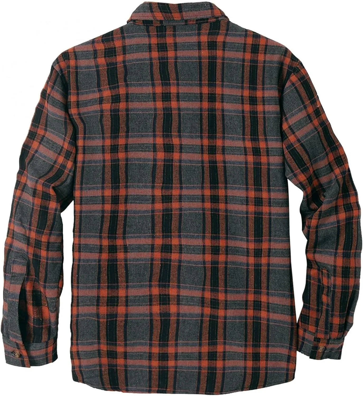 Beotyshow Mens Sherpa Fleece Lined Flannel Shirt Jacket Long Sleeve Button Down Plaid Winter Jacket