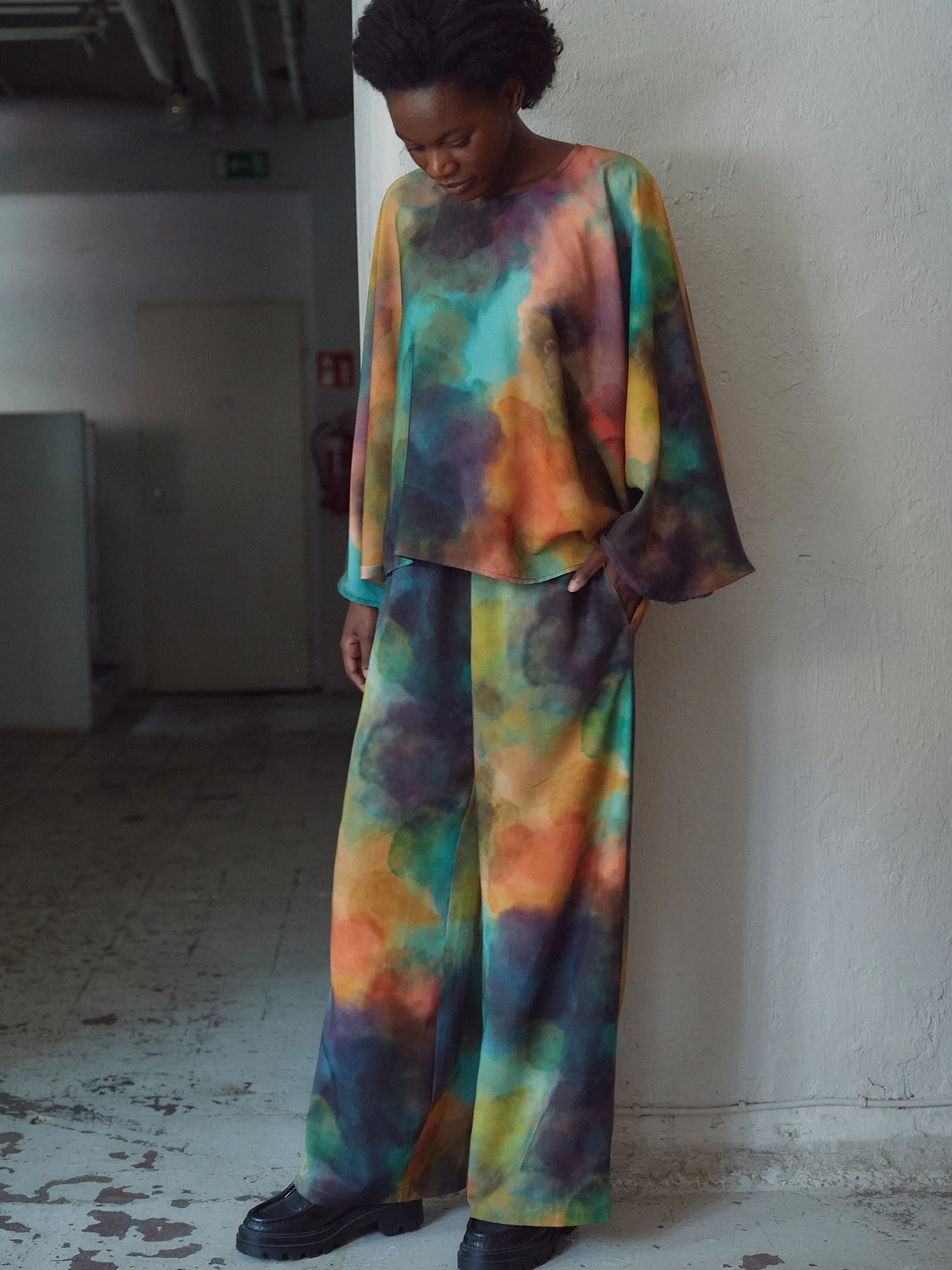 Clouds Tencel Pants