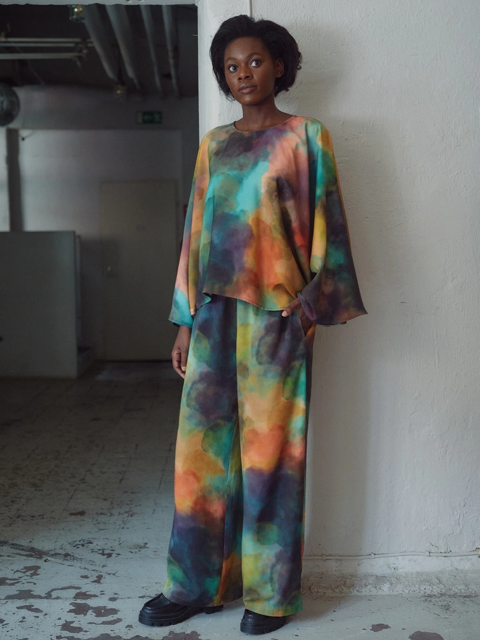Clouds Tencel Pants