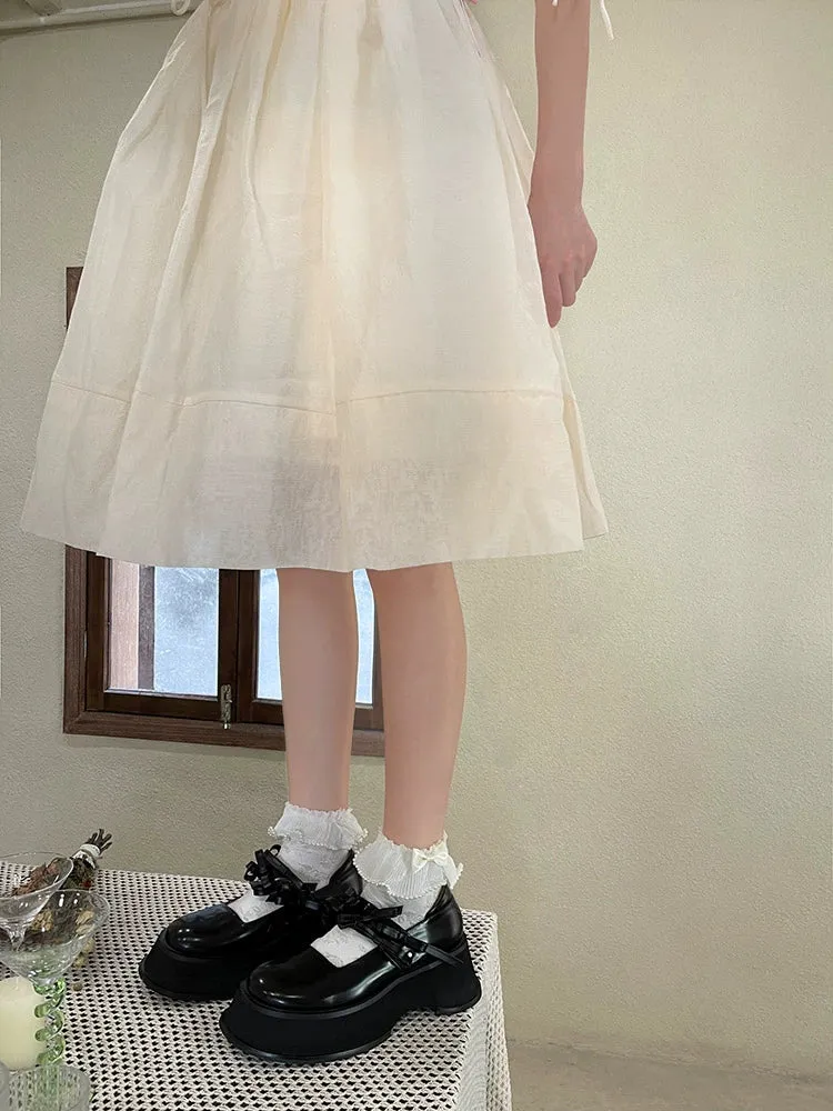 Floral Ruffled Ankle Socks