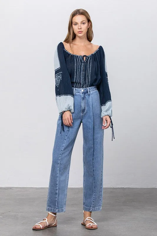 High Waist Slouchy Jeans