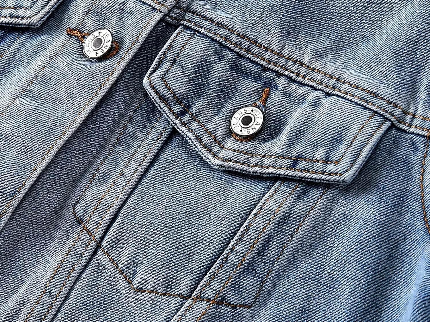 Kedera Women Pearls Beading Denim Jacket Long Sleeve Button Down Distressed Ripped Jean Coat