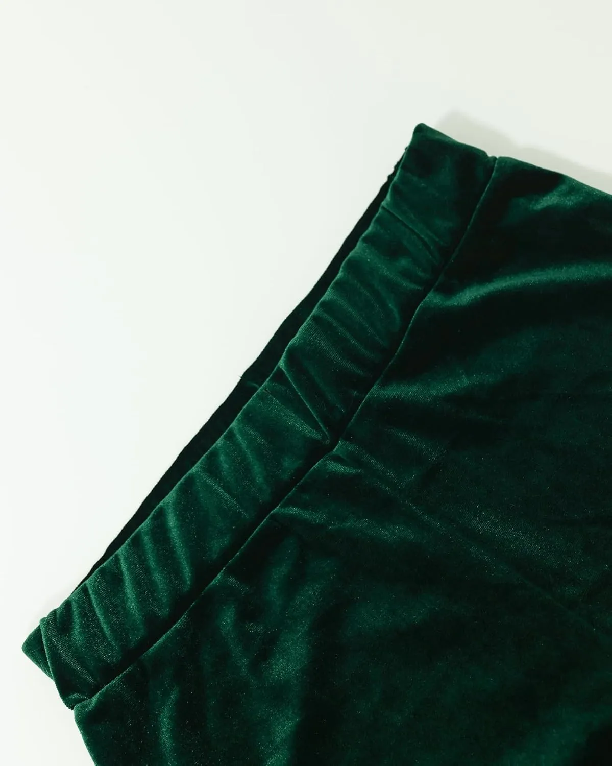 Kedera Women's High Waist Velvet Elastic Leggings Velvet Warm Yoga Pants Buttery Soft Velour Leggings