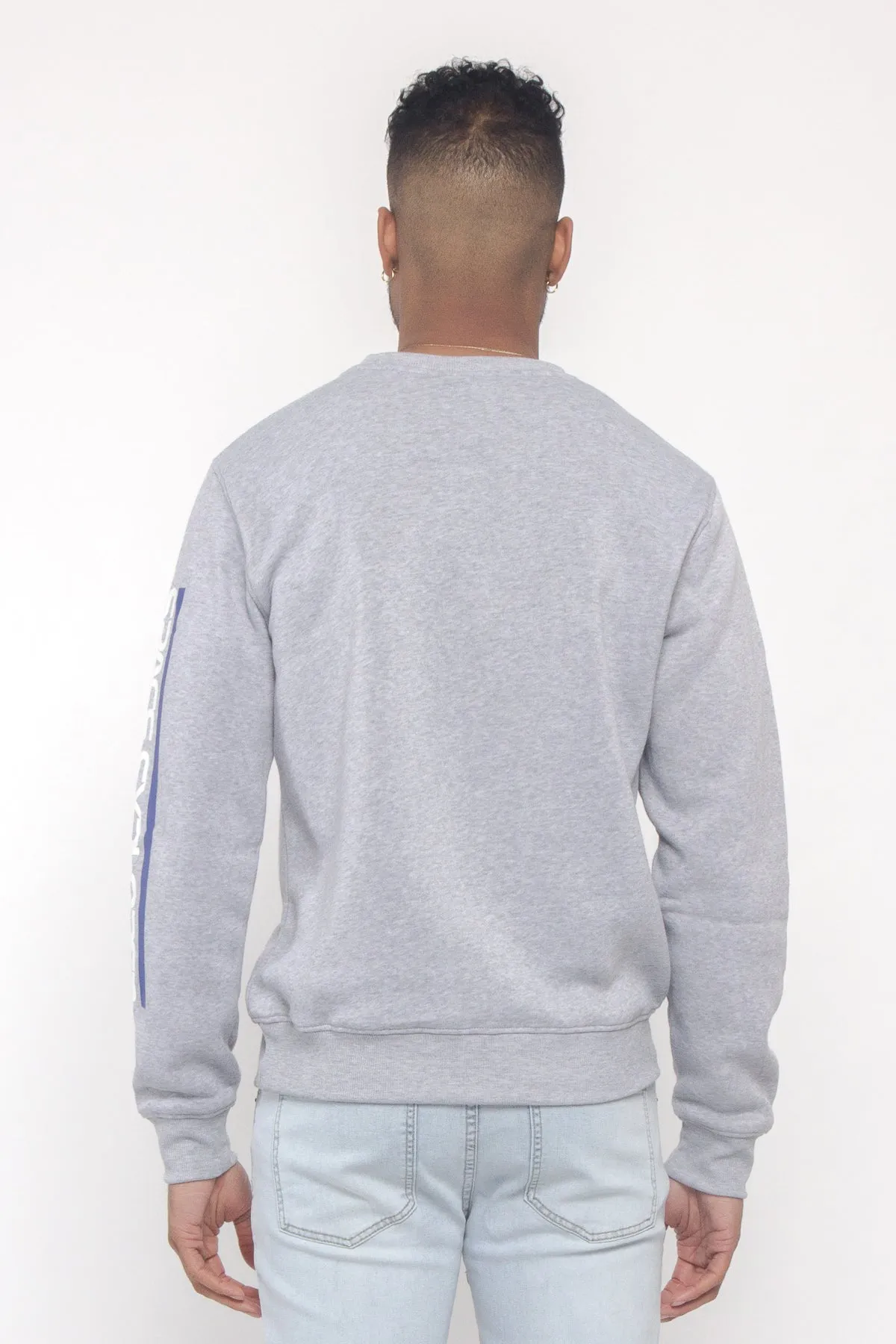 Nasa Texture Welding Fleece Crewneck