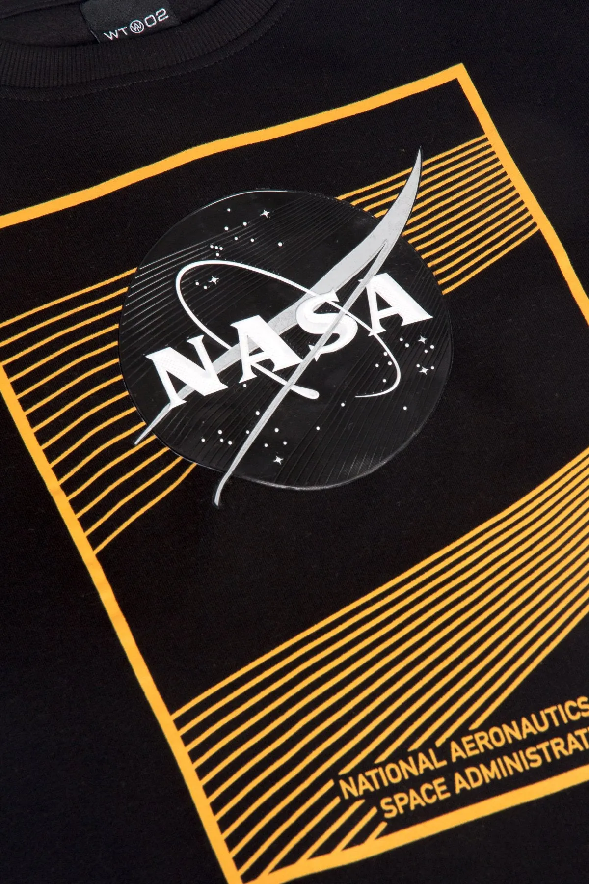 Nasa Texture Welding Fleece Crewneck