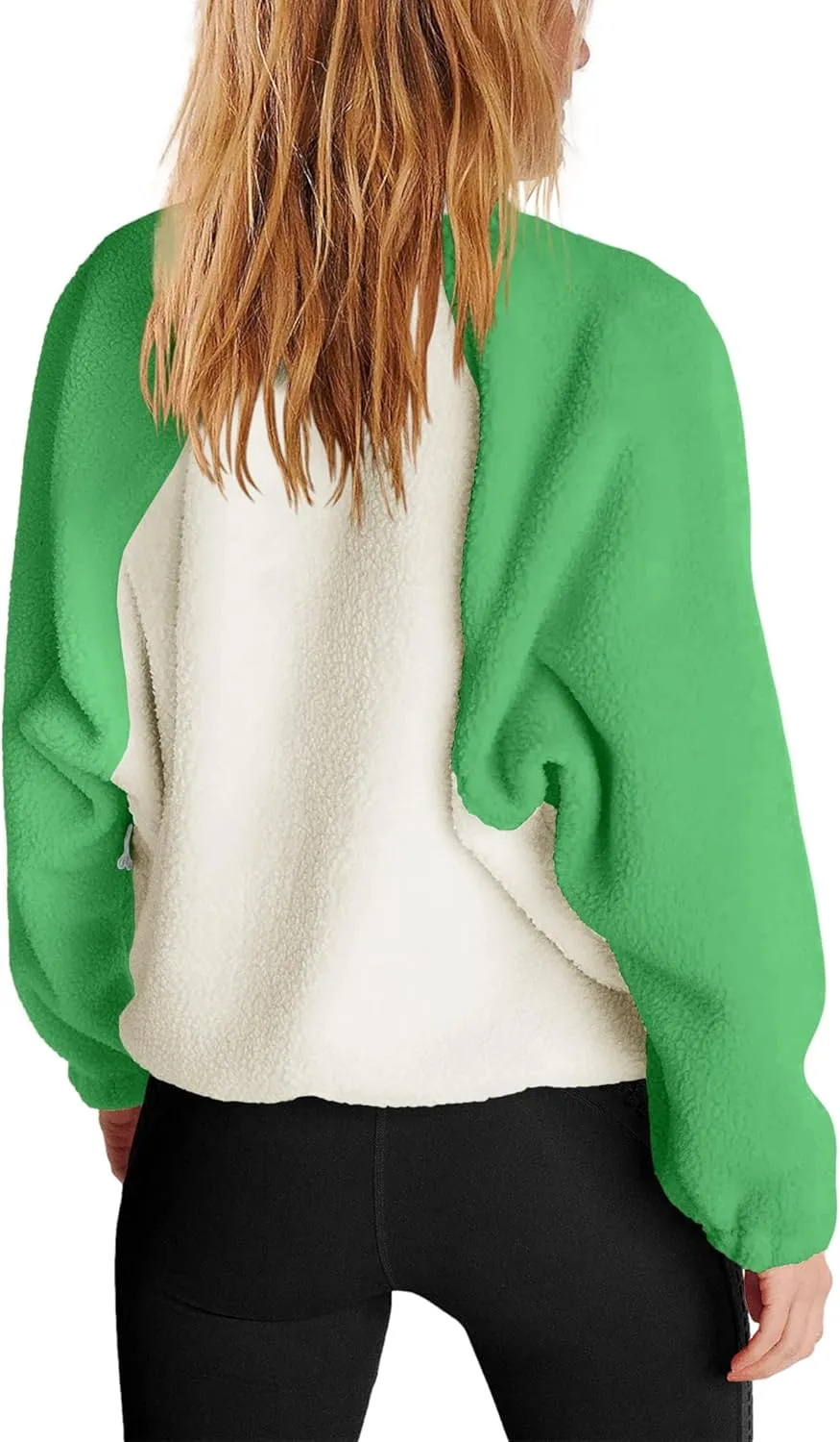Nirovien Womens Fleece Pullover Long Sleeve Sherpa Jacket Button Down Fuzzy Sweatshirt Warm Outwear with Pockets