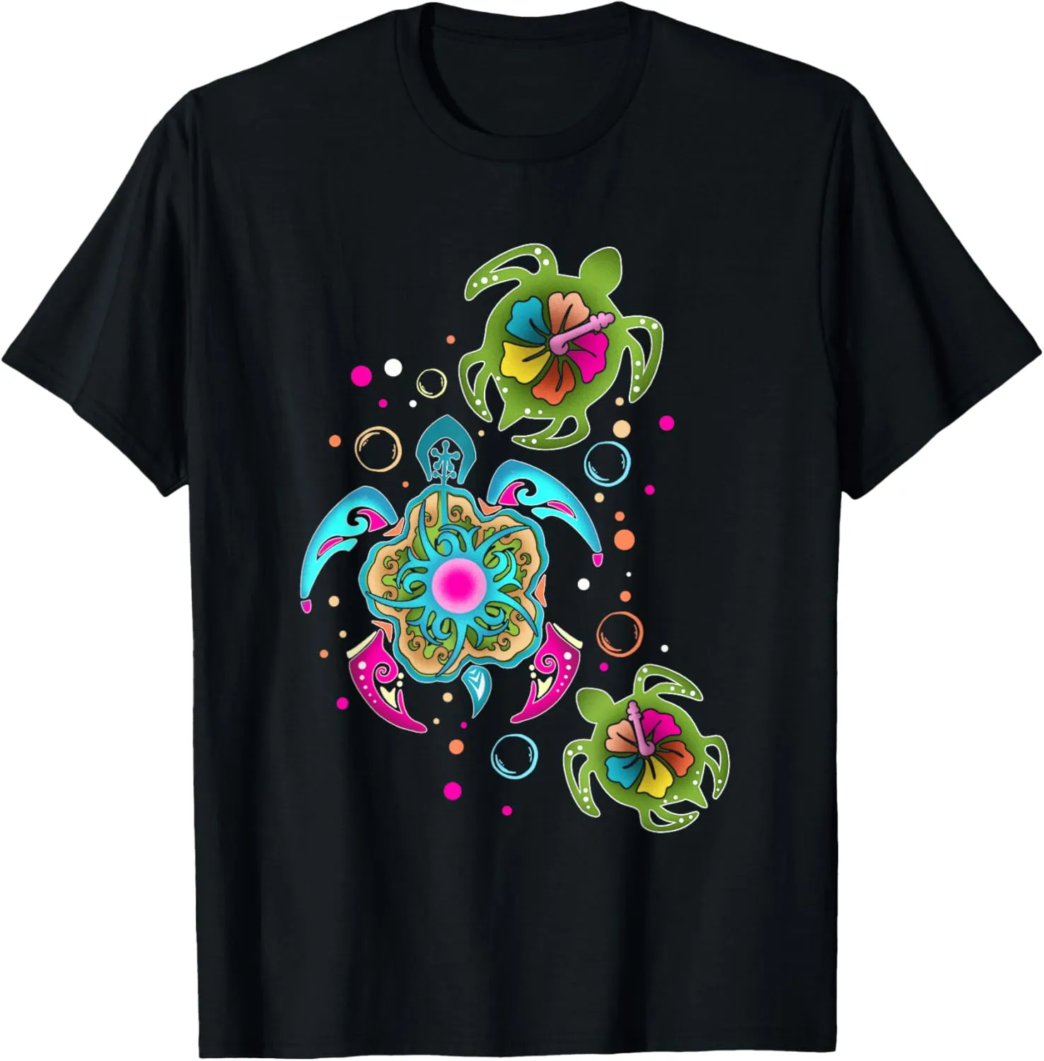 Ocean Wildlife Conservation Tropical Sea Turtles T-Shirt