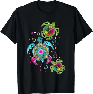 Ocean Wildlife Conservation Tropical Sea Turtles T-Shirt