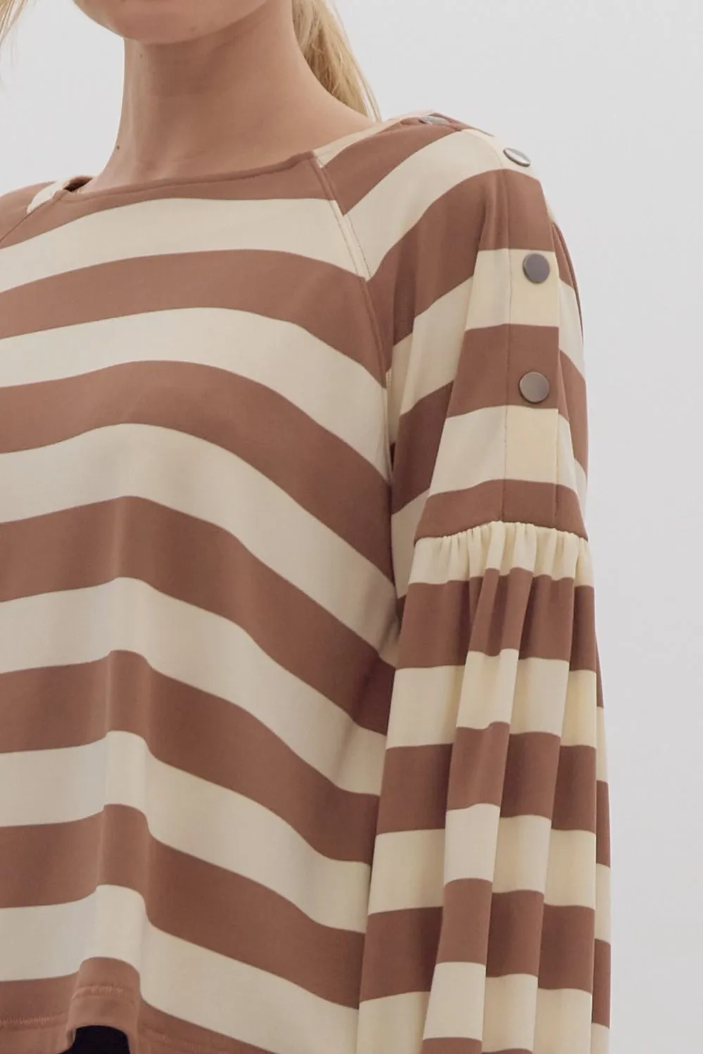 Rusty Striped Top