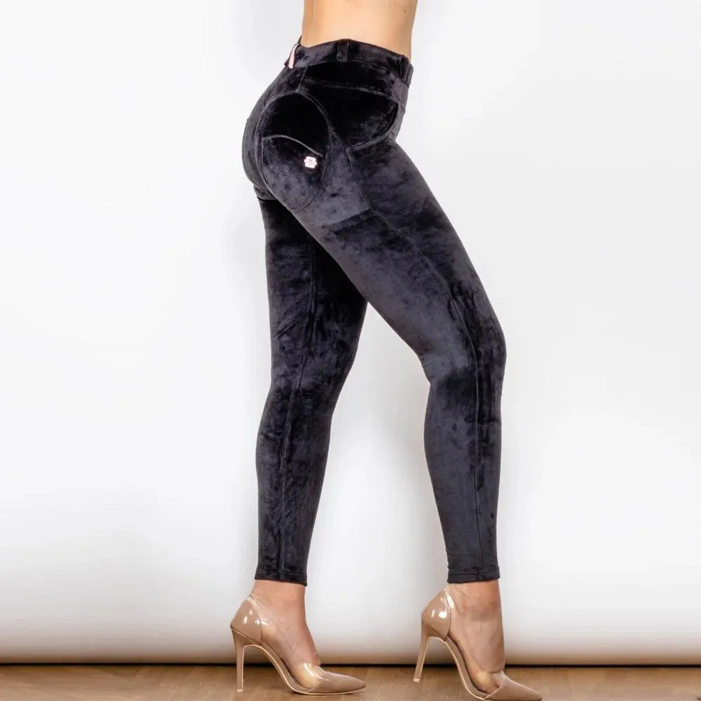 Shascullfites Melody Black Velvet Pants