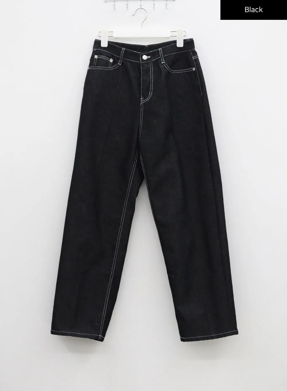 Straight Wide Leg Cotton Pants BF328