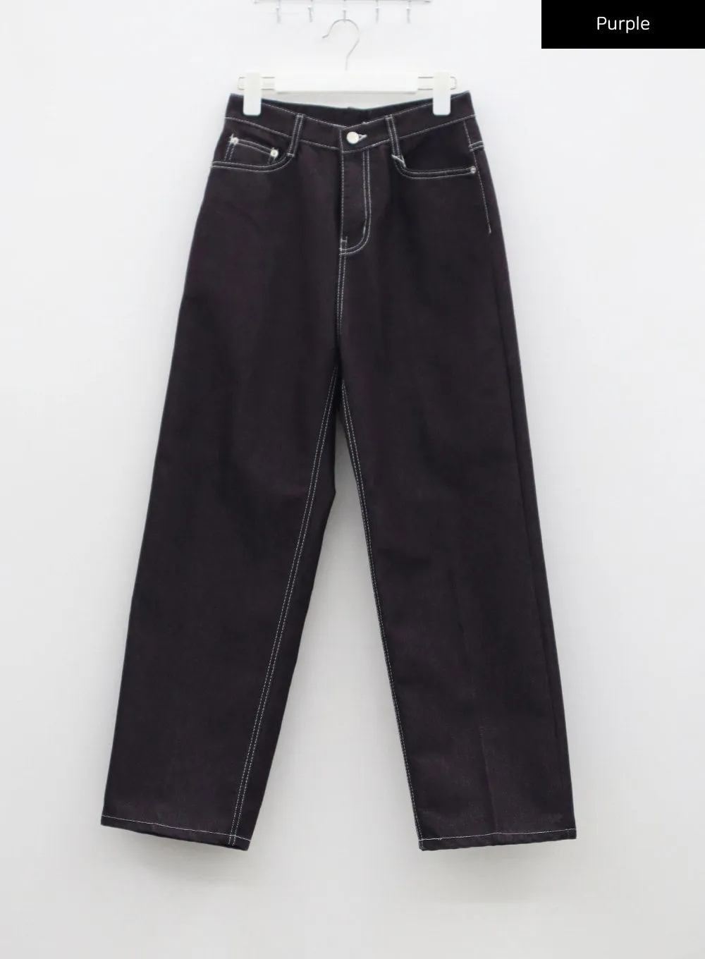 Straight Wide Leg Cotton Pants BF328