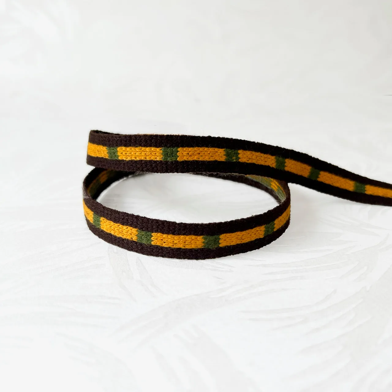Striped Rectangles Knit Trim - Multiple Colorways