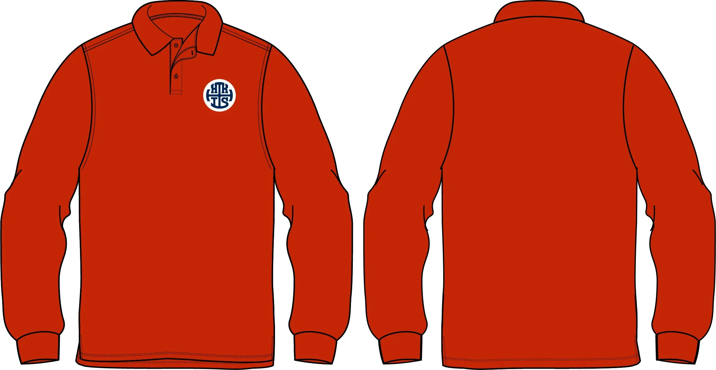 Unisex Polo Shirt - Long Sleeve