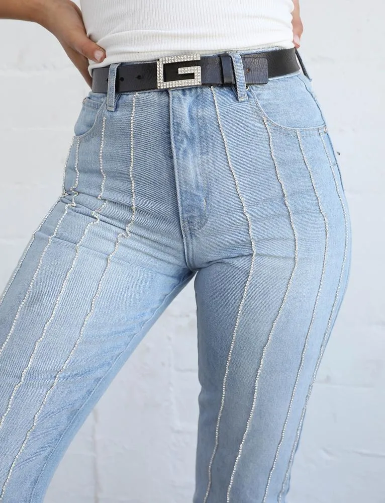 Vernon High Rise Jeans - Blue