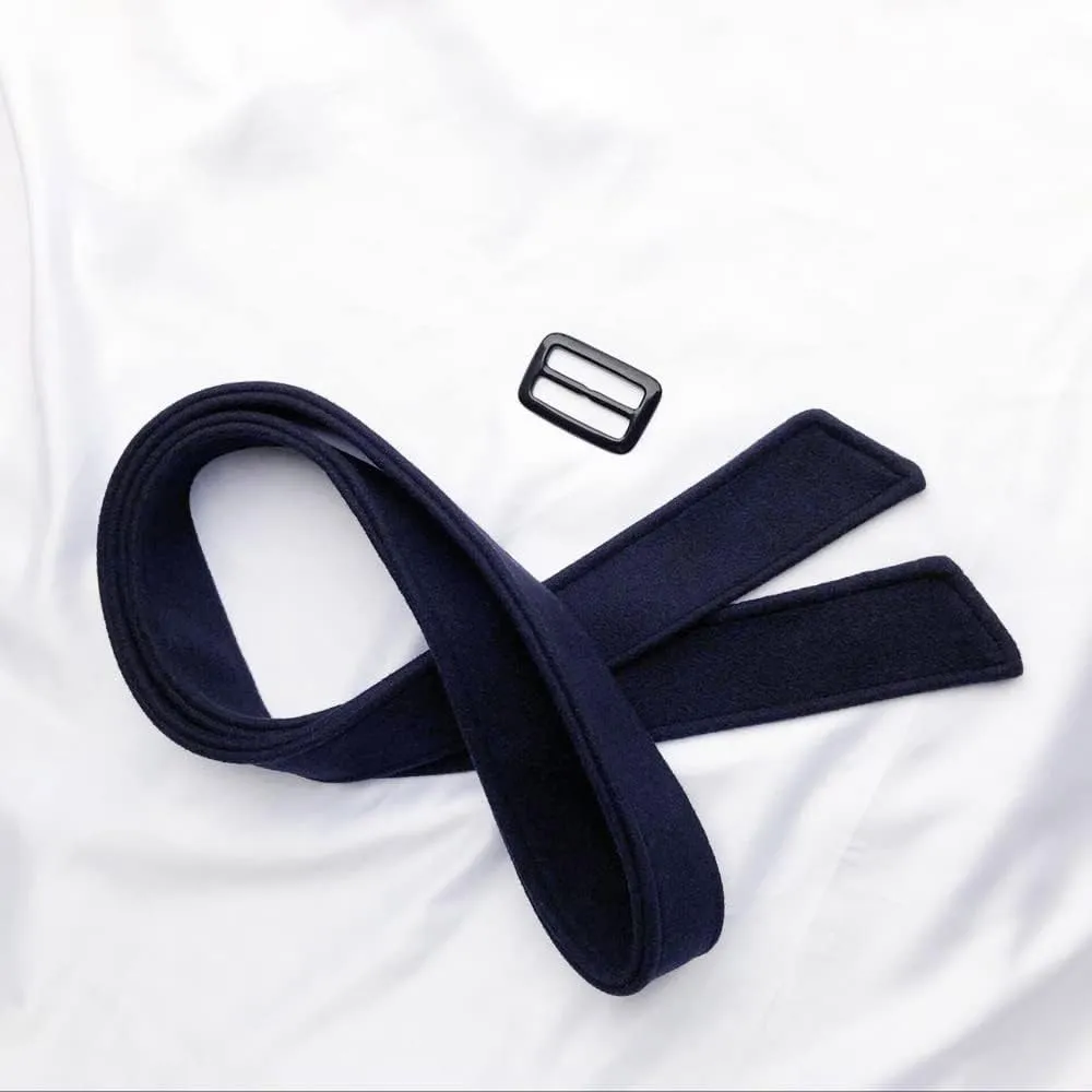 Women's Woolen Velvet Waist Belt Bow Tie-Closure Corset Wrap Around Corset Boho for Waistband