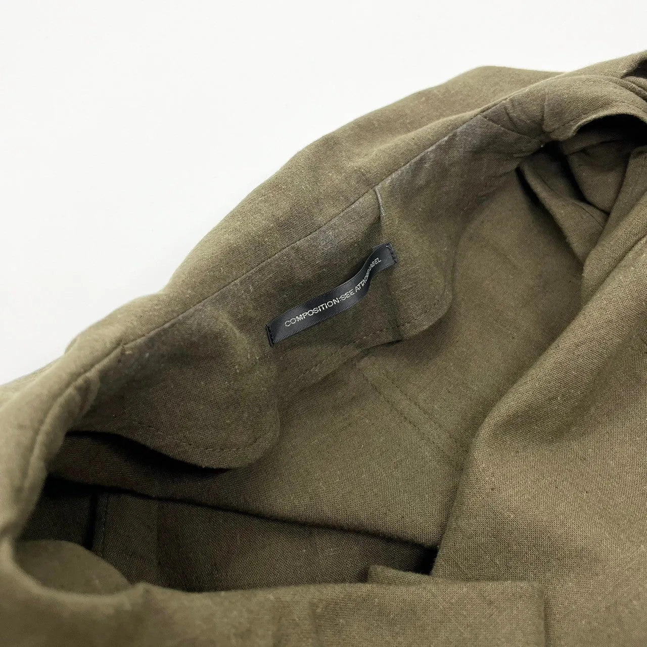 Y's ワイズ 24SS COTTON FLAX POPLIN SAILOR COLLAR COAT コットンリネンセーラーカラーノースリーブロングコート YS-C13-010