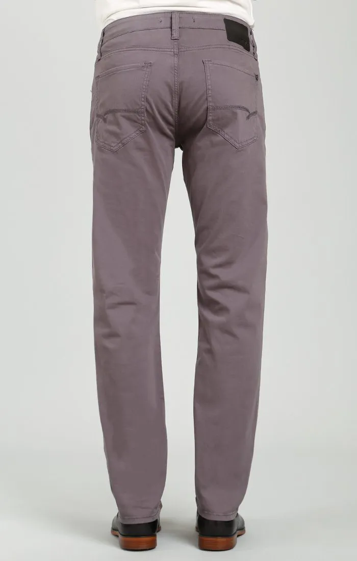 ZACH STRAIGHT LEG IN DARK GREY TWILL